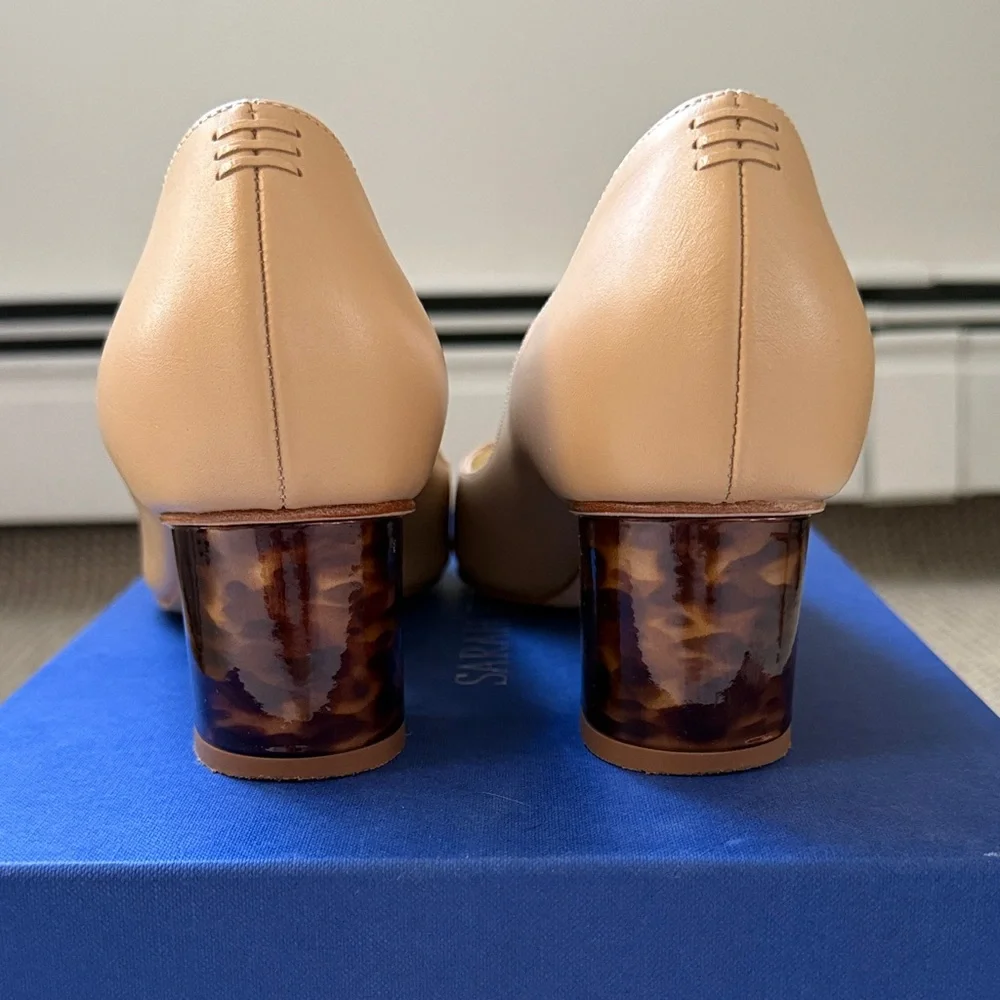 Sarah Flint Perfect Emma Beige Heels - Picture 6 of 6